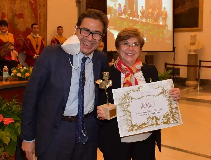 alessio d amato e la dottoressa maria rosaria capobianchi  foto di bacco