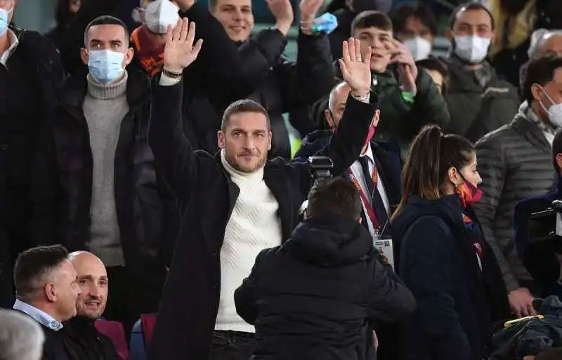 francesco totti torna allo stadio foto mezzelani gmt 289