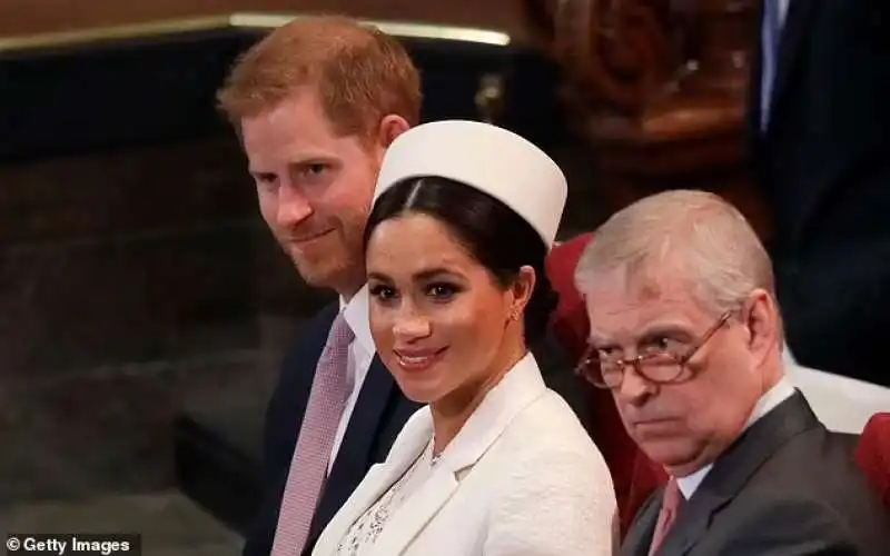 Harry, Meghan e il principe Andrea