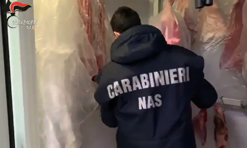 I CONTROLLI DEI NAS IN DUE MACELLERIE DI TORINO PER SOLFITI NELLA CARNE