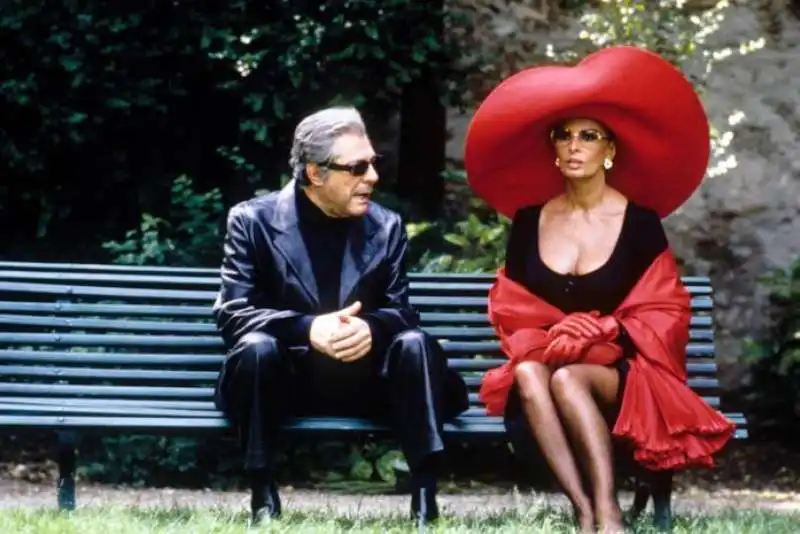 marcello mastroianni sophia loren pret a porter 1