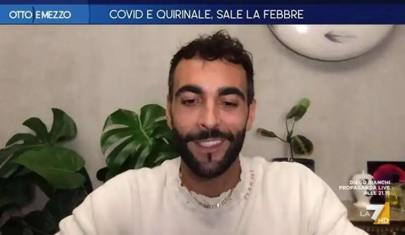 Marco Mengoni a Otto e Mezzo