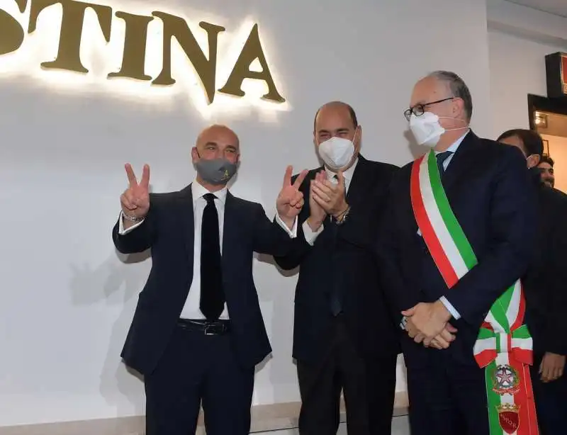 massimo romeo piparo  nicola zingaretti  roberto gualtieri  foto di bacco (1)