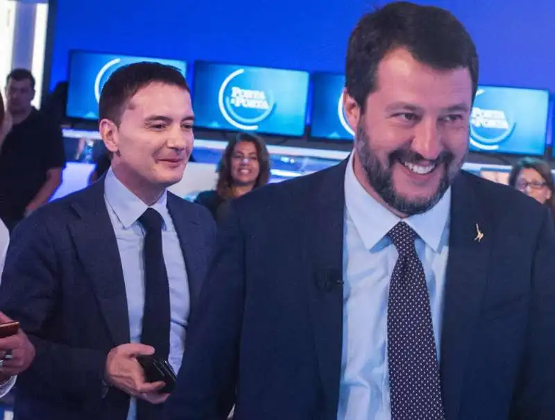 MATTEO SALVINI E LUCA MORISI