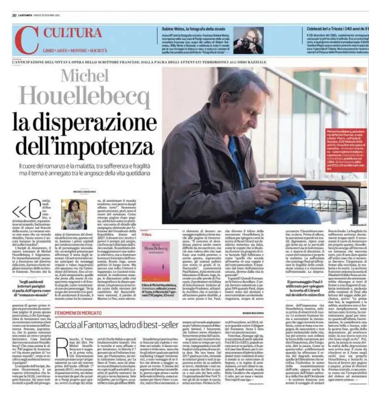 michel houellebecq   annientare   recensione della stampa