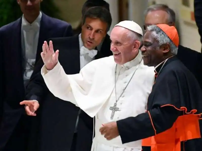 papa francesco  peter turkson 