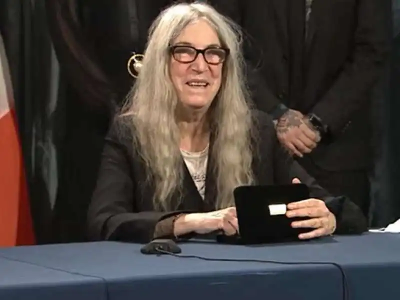 Patti Smith riceve le chiavi di New York