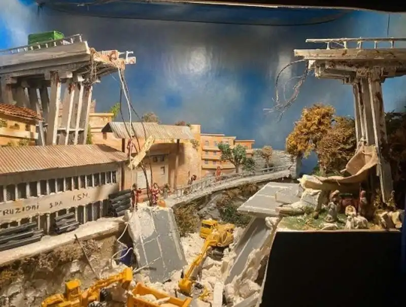 presepe ponte morandi firenze 