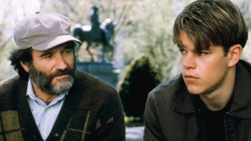 robin williams matt damon   will hunting. genio ribelle 