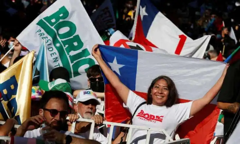 supporter di gabriel boric 