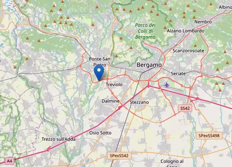 TERREMOTO A BONATE SOTTO - PROVINCIA DI BERGAMO