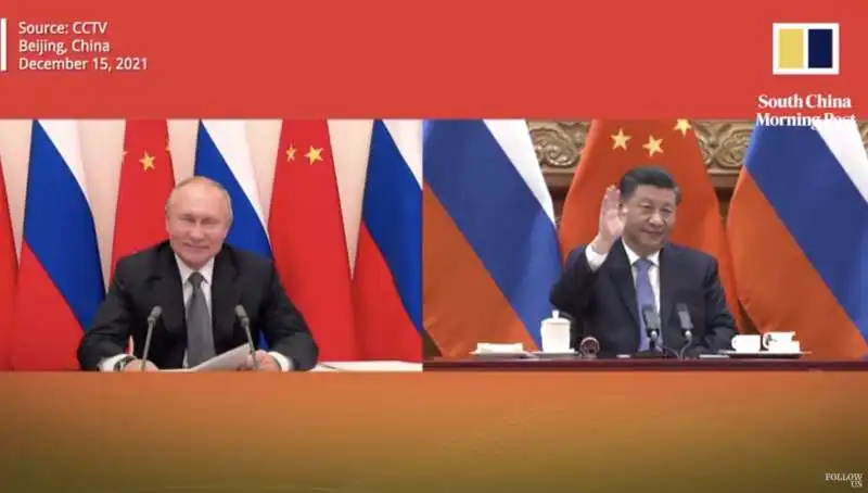 VERTICE VIRTUALE PUTIN XI JINPING