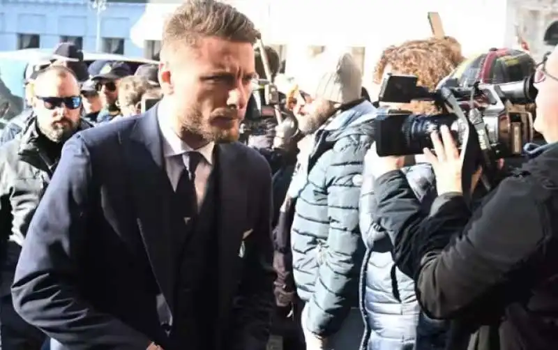 ciro immobile funerale di sinisa mihajlovic 