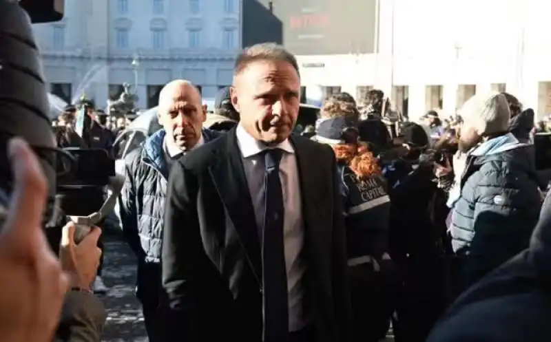 francesco lollobrigida funerale di sinisa mihajlovic 