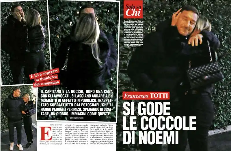 francesco totti noemi bocchi    foto chi 