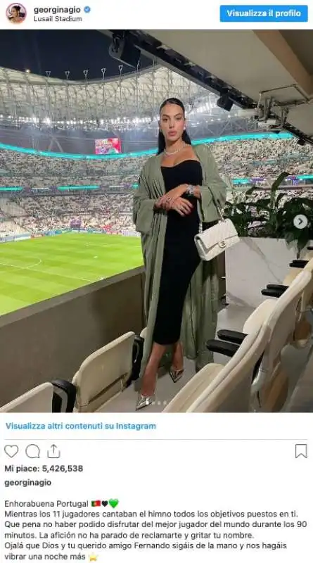 georgina rodriguez difende cristiano ronaldo 