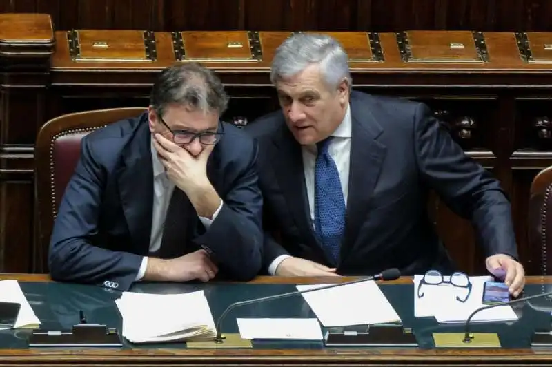 GIANCARLO GIORGETTI ANTONIO TAJANI 