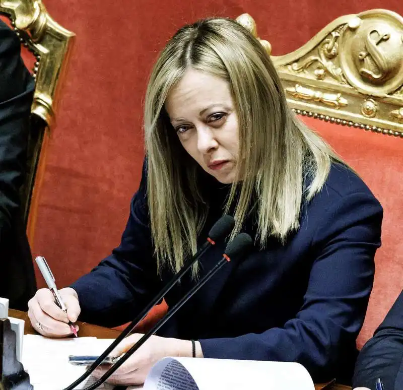 giorgia meloni al senato  2