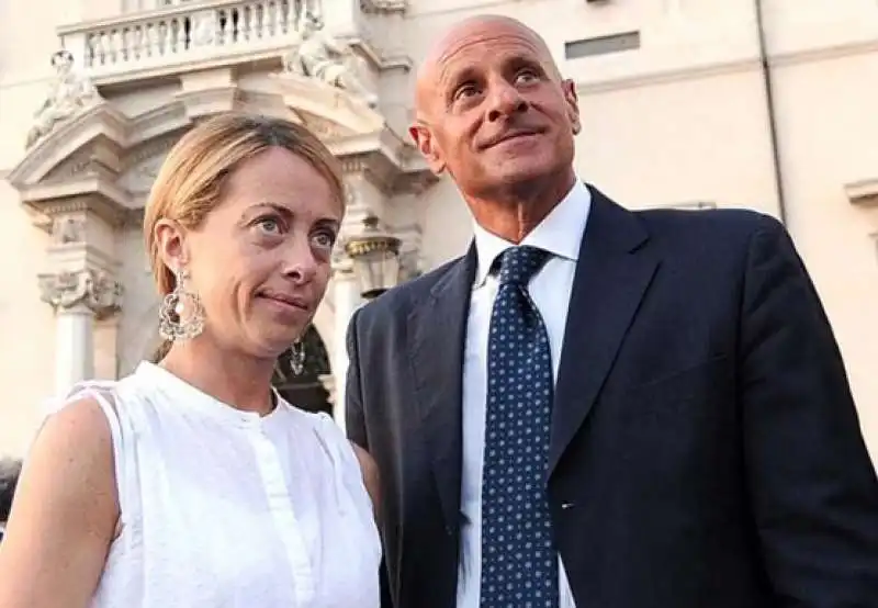 GIORGIA MELONI E FABIO RAMPELLI