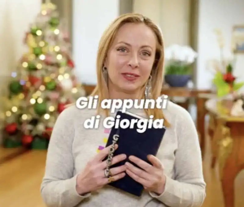 gli appunti di giorgia meloni   12 dicembre 2022   10