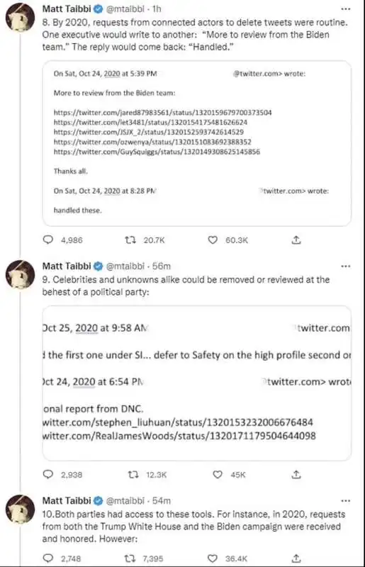 i twitter files di matt taibbi sul caso hunter biden  13