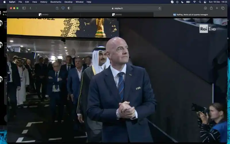 infantino al thani premiazione mondiale qatar 2