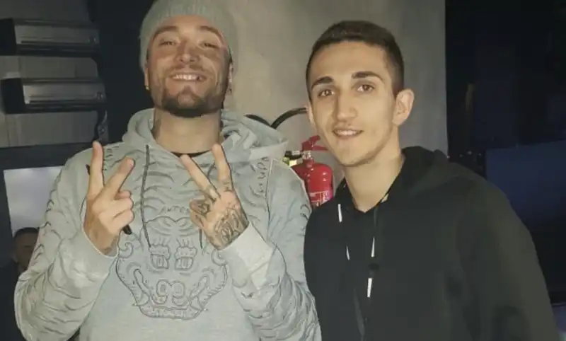 marco pannone con il rapper gue pequeno