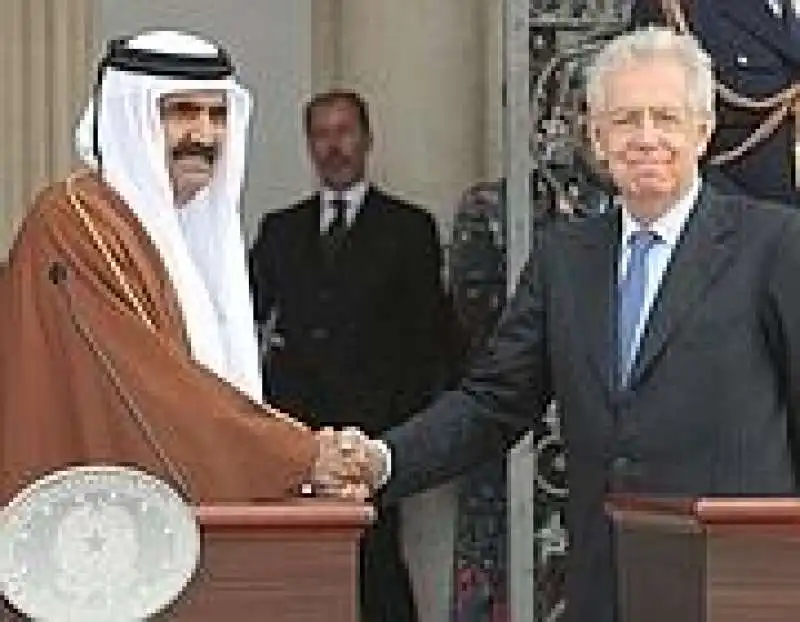 MARIO MONTI EMIRO HAMAD KHALIFA AL THANI 1