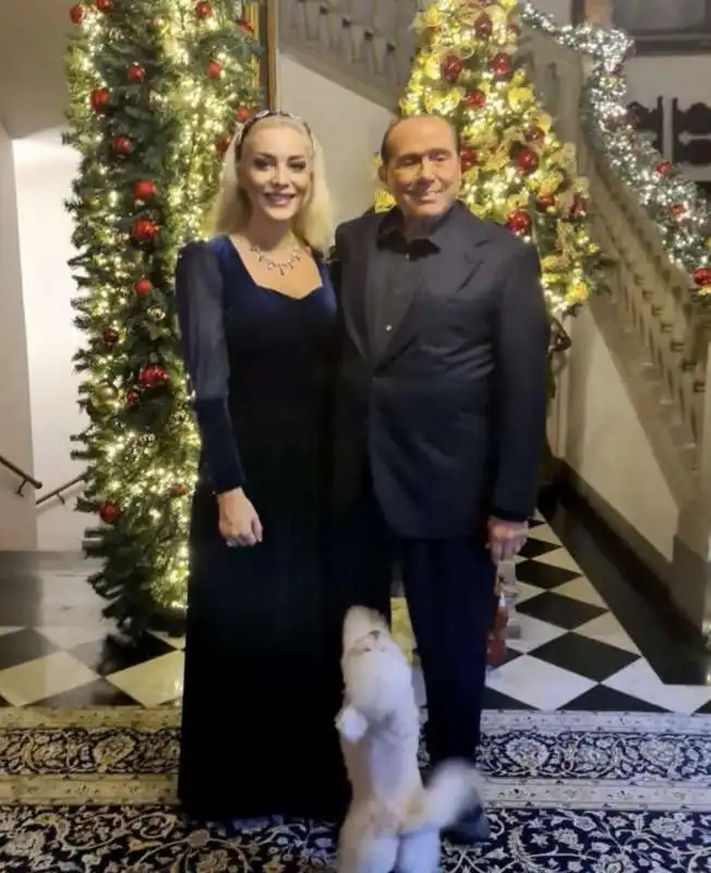 marta fascina silvio berlusconi natale 