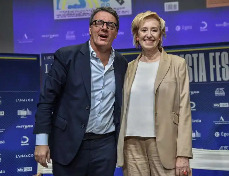 MATTEO RENZI LETIZIA MORATTI 