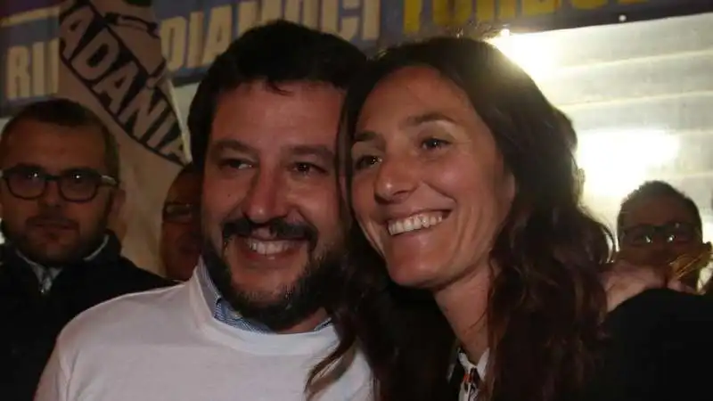 MATTEO SALVINI ROBERTA SISTI  