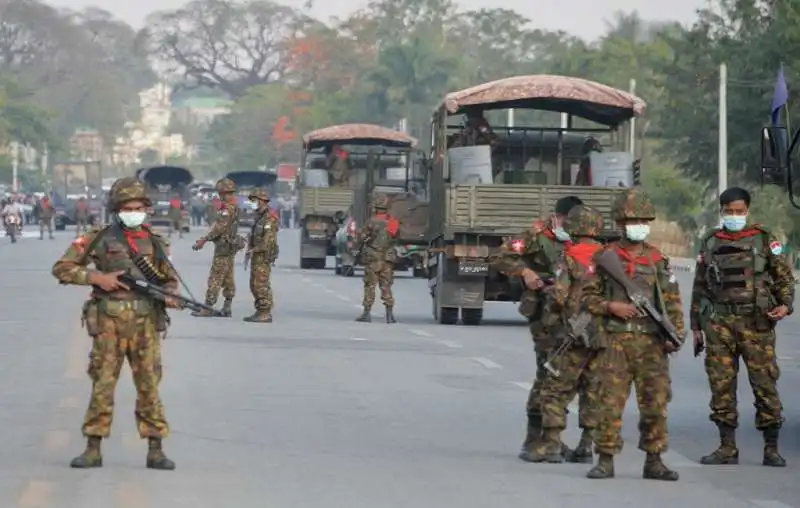 myanmar GOLPE MILITARE