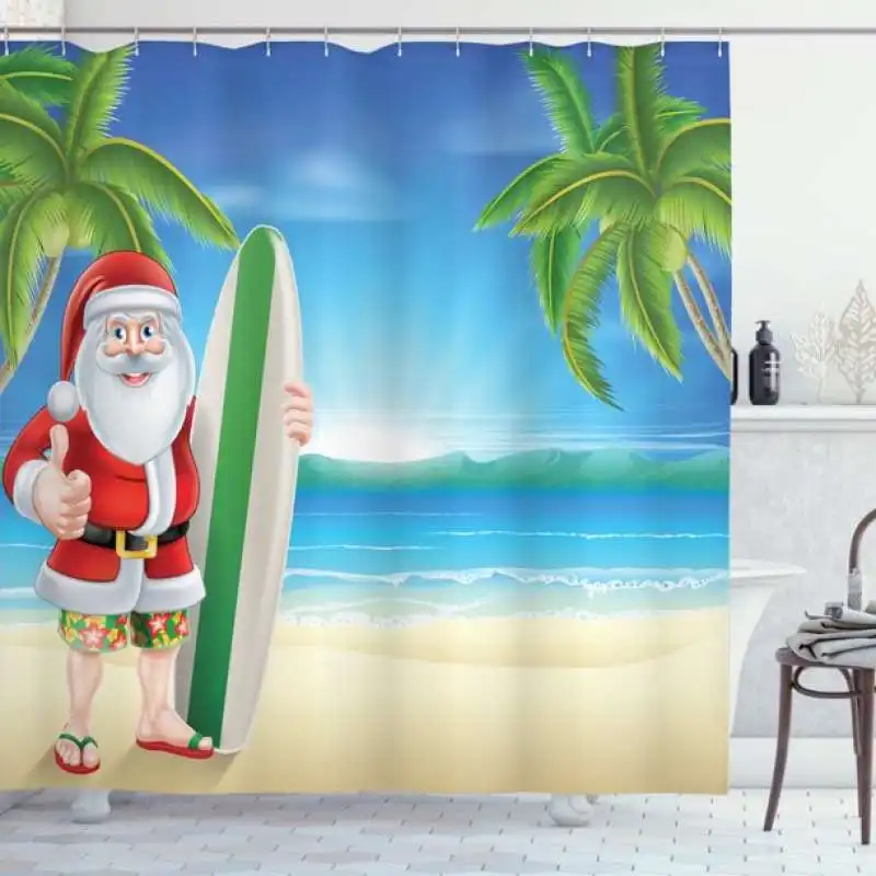 natale tenda babbo surf