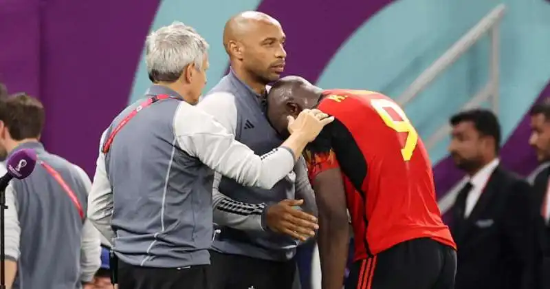 romelu lukaku in lacrime dopo l eliminazione del belgio 2