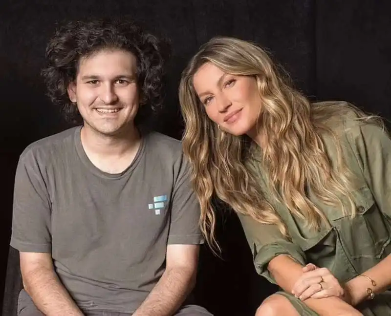 sam bankman fried  con gisele bundchen 