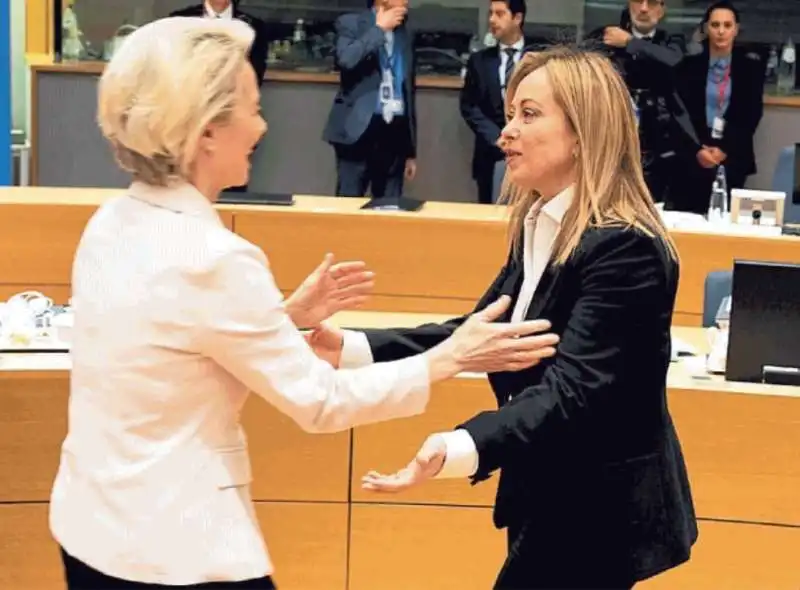 URSULA VON DER LEYEN E GIORGIA MELONI