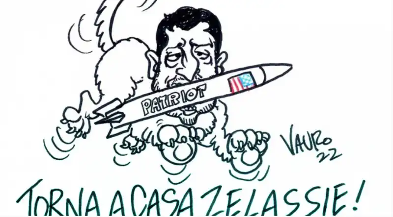 vauro vignetta zelensky