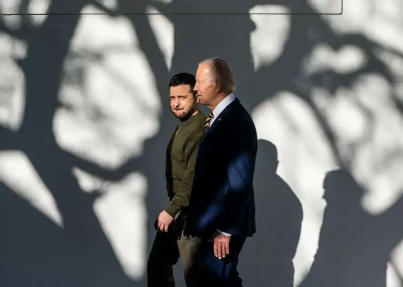 ZELENSKY BIDEN ALLA CASA BIANCA 1