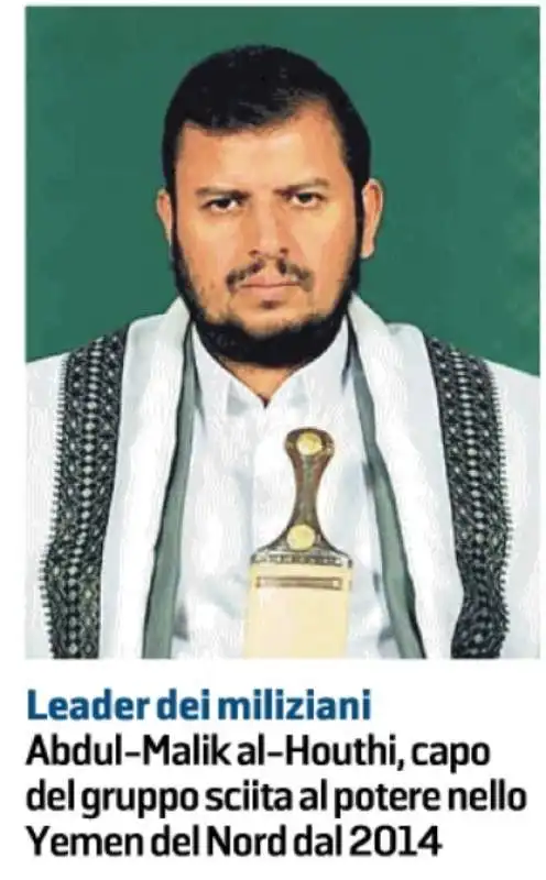 ABDUL MALIK AL HOUTHI CAPO DEI RIBELLI HOUTHI