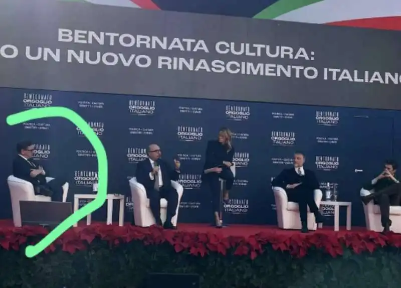 ANTONIO MONDA - GENNARO SANGIULIANO - HOARA BORSELLI - ALESSANDRO GIULI - PIETRANGELO BUTTAFUOCO AD ATREJU 2023