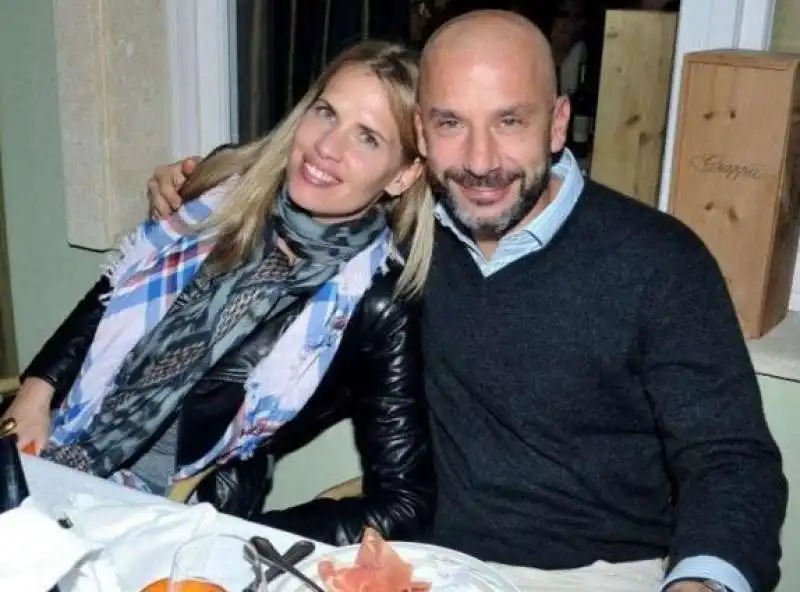 Cathryn White Cooper e Gianluca Vialli