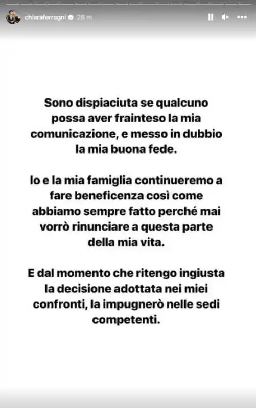 chiara ferragni risponde sul caso del panettone balocco