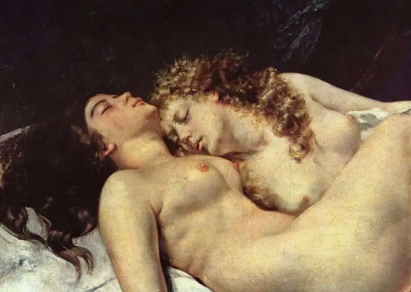 courbet il sonno particolare