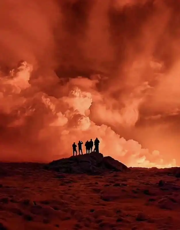 eruzione vulcano fagradalsfjall nella penisola di reykjanek, islanda   20