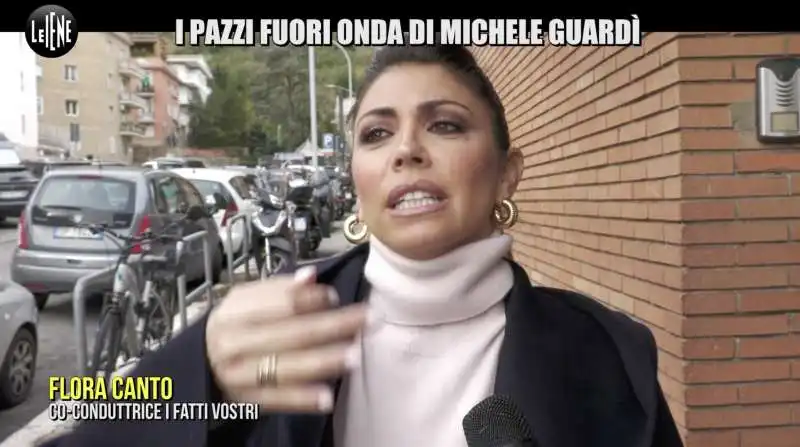 flora canto   servizio delle iene su michele guardi   