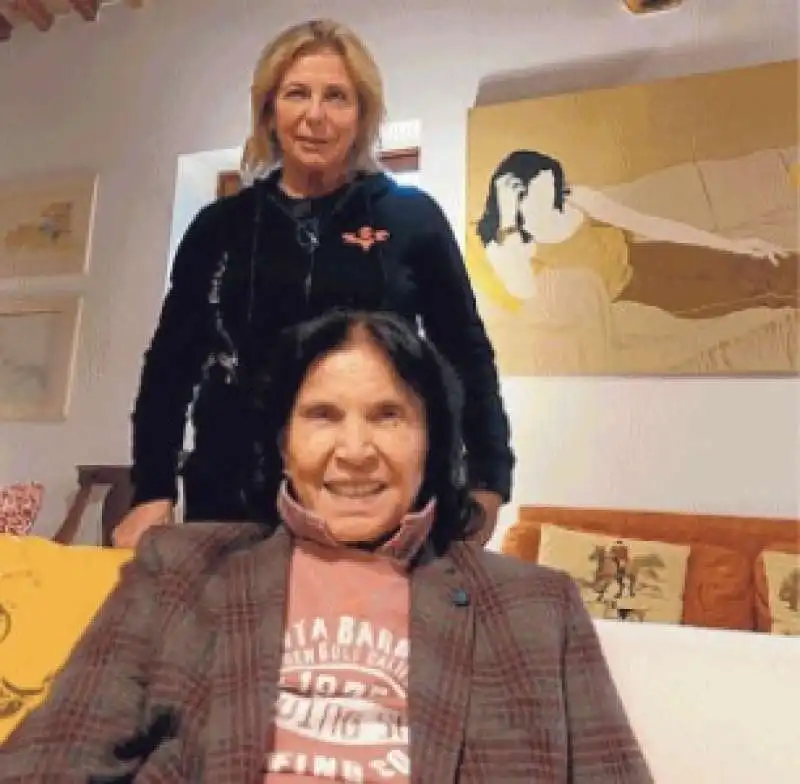 FLORINDA BOLKAN CON ANNA CHIGI