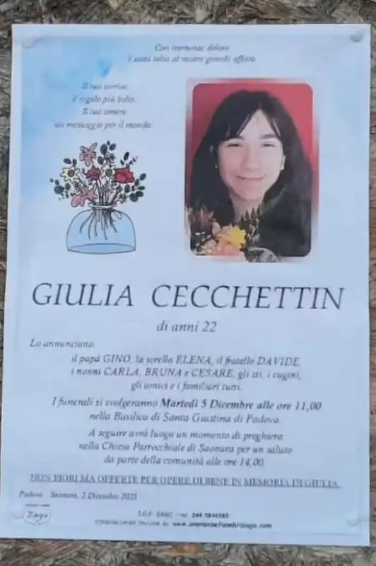 funerali di giulia cecchettin 