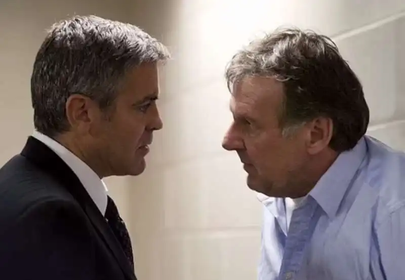 george clooney   tom wilkinson in michael clayton