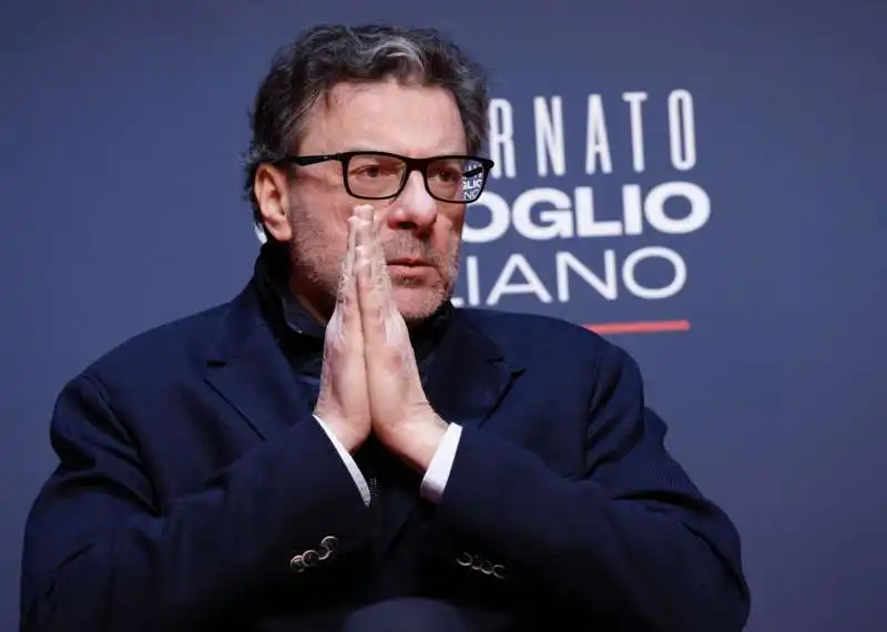 giancarlo giorgetti ad atreju   5