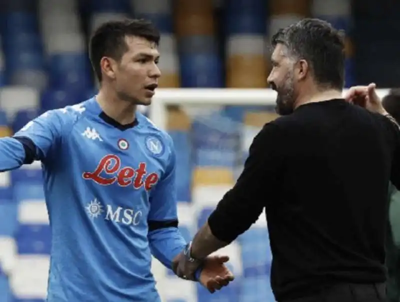 HIRVING LOZANO GENNARO GATTUSO 